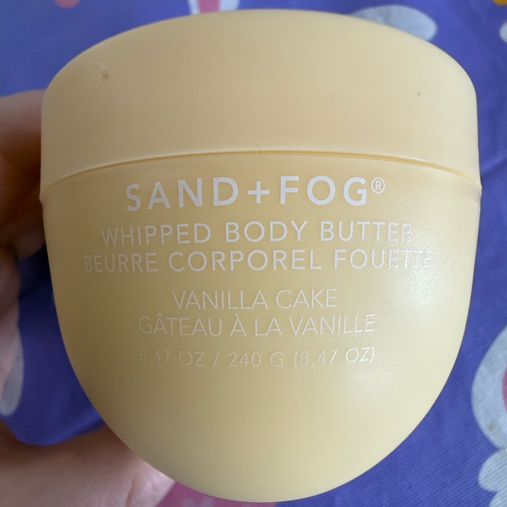 Sand + Fog Vanilla Cake Whipped Body Butter